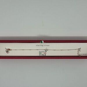 Mis Fiore Sterling Silver Airplane Bracelet